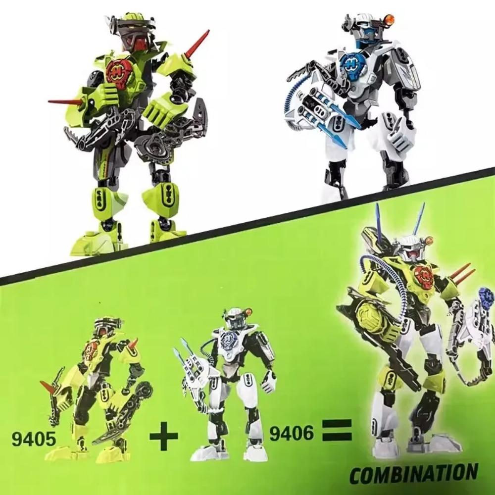 New Hero Factory 5.0 Star Warrior Building Blocks 2IN1 Combined Robot Mech EVO Furno Bulk Bricks Toys For Boys Kids Xmas Gifts