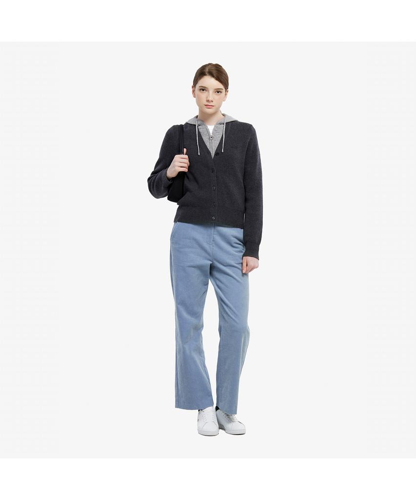 LACOSTE Женские повседневные вельветовые брюки полуширокого кроя Hf625E-55N Hbp