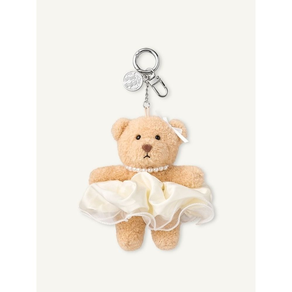 STARBUCKS Bearista Scrunchie Keychain