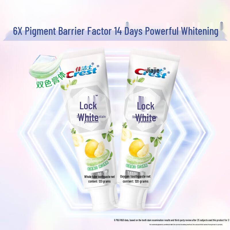 Crest Dual-Color Whitening Toothpaste