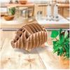 [Q9221] - 3D Cardboard Figurine 'Pig' - Boards 16. 5x17. 5cm