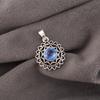 Tanzanite Handmade Gemstone Pendant, 925 Solid Sterling Silver Pendant Antique Jewelry, Pendant For Engagement Gift