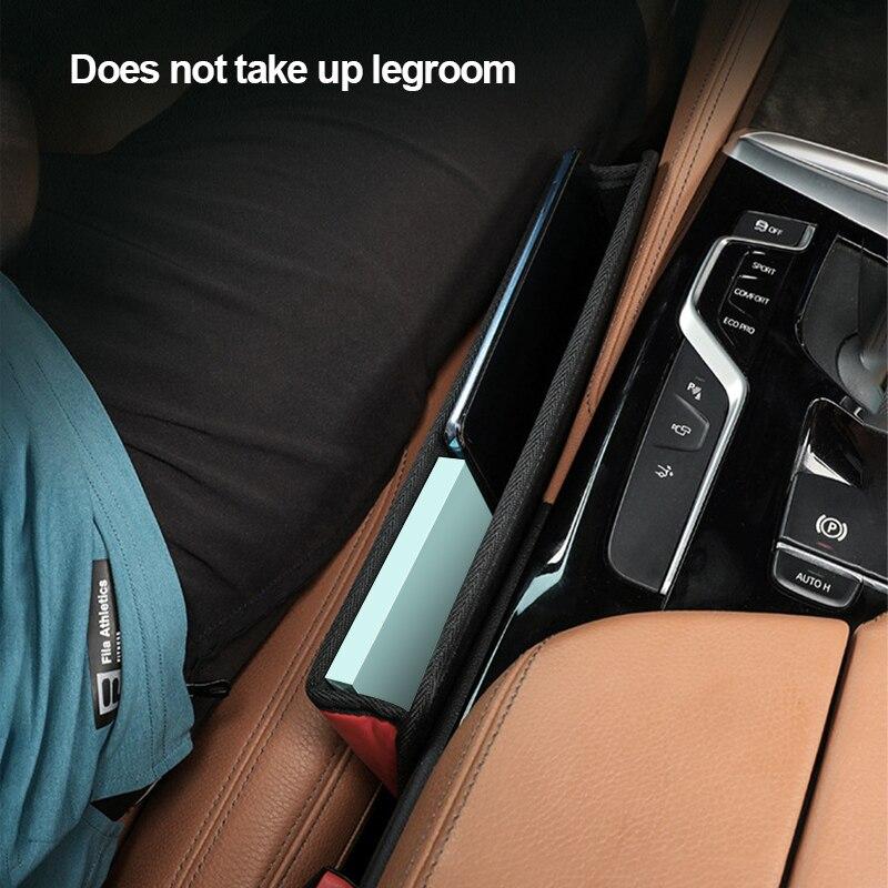 SEAMETAL Car Organizer Seat Gap Storage Pocket Premium Seat Crevice Filler Box Driver/Passenger Storage Pocket Stowing Tidying