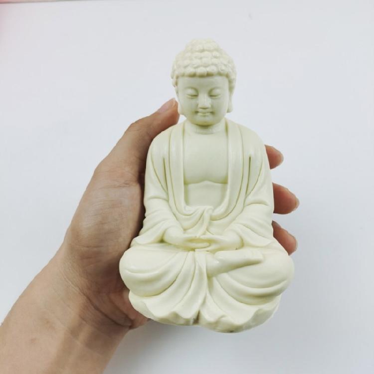 Силиконовая форма для свечей Статуя Будды Форма для скульптуры Гипсовая форма Форма для мыла и поделок из эпоксидной смолы