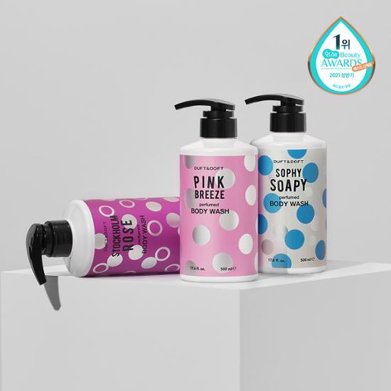 DUFT & DOFT Body Wash 500ml (Choose 1 of 3 Types)