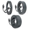 Водонепроницаемый зарядный кабель USB Type C на DC5521 5.5x2.1 мм, поддерживает источник PD65W, 18AWG, долговечность