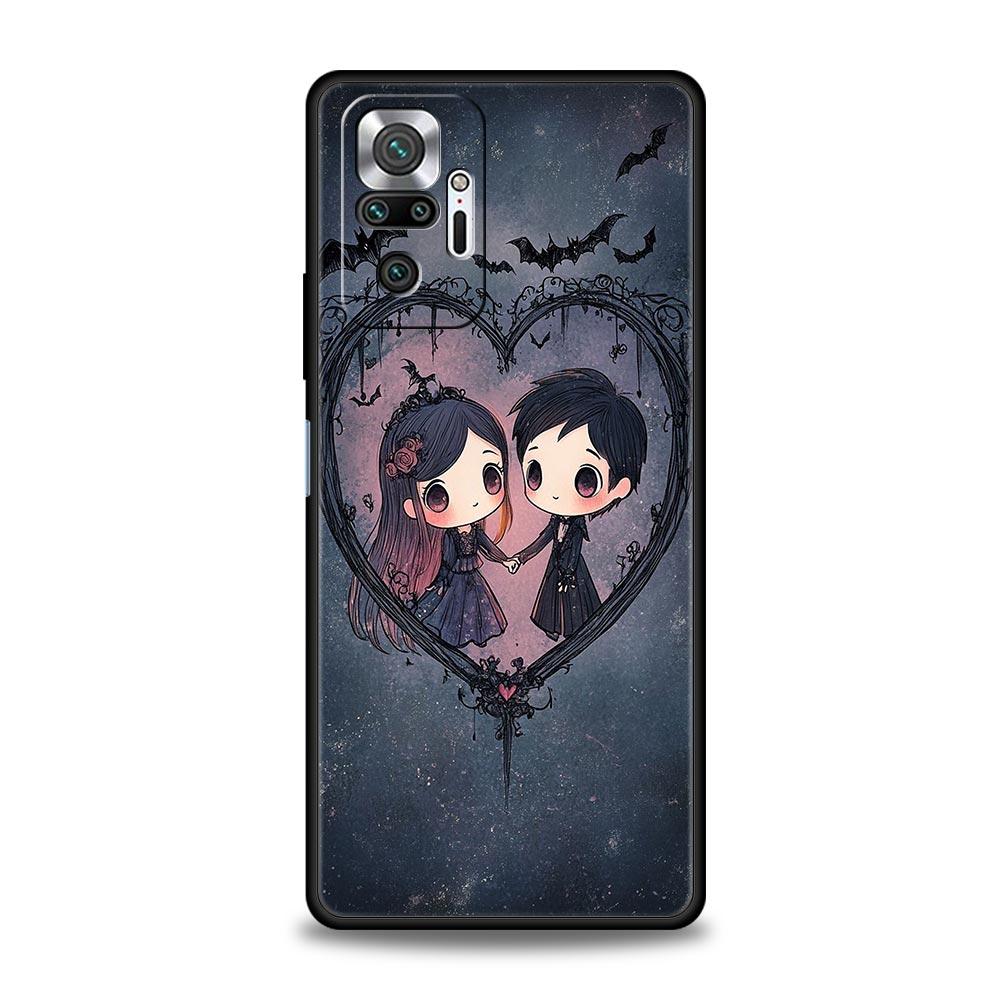 Cartoon Art Phone Case Cover for Redmi 14C 10C Note 15 14 13 12 10 11 K40 Pro Plus 5G Soft TPU Shockproof Shell Fundas Capas Bag