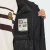 adidas Мужская куртка-пуховик Originals Trefoil Series с капюшоном средней длины, однотонная, теплая, черная, JD3755
