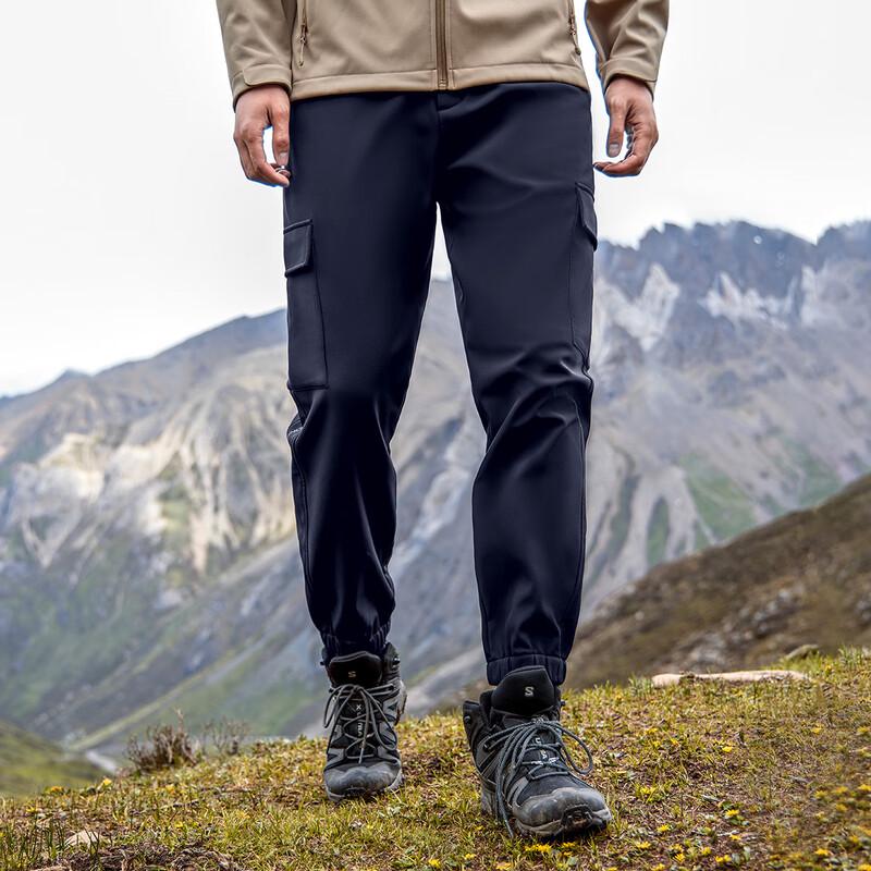 Мужские софтшелл брюки-джоггеры карго