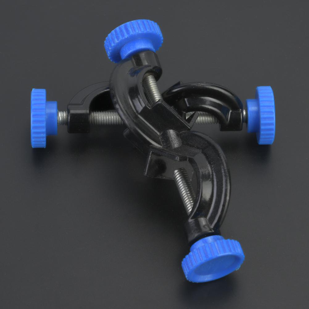 2 Pcs Aluminum   Clamp,   Stand Clamp Holder with Screw for Fixing, for  oratory and Home Use