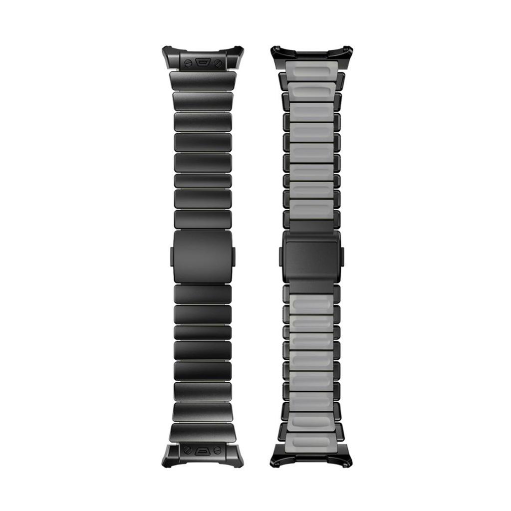 Noctilucent Titanium Metal Watch Band for apple Ultra 3 2 Series 1110 9 SE Noctilucent Strap Stainless Steel and Silicone Strap