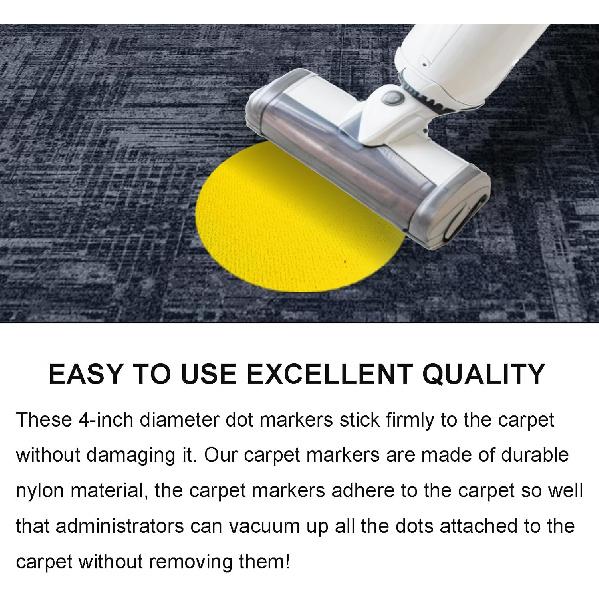 30PCS Carpet Spot Markers Carpet Spot for Classroom Carpet Floors 4 Inch Dot Marker Color Floor Dots, Classroom Decoration, Flexible Seating,