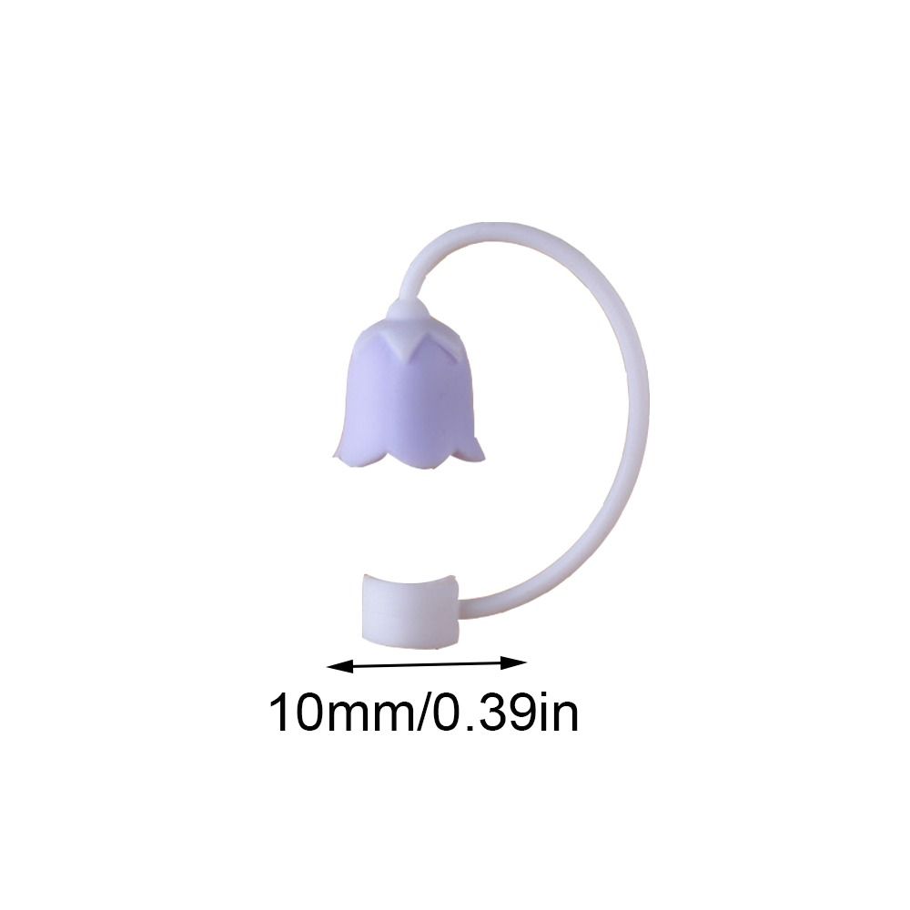 Dust Proof Plugs Protector Flower Straw Topper Straw Caps for Stanley Yeti Tumbler Cup 10mm Straws