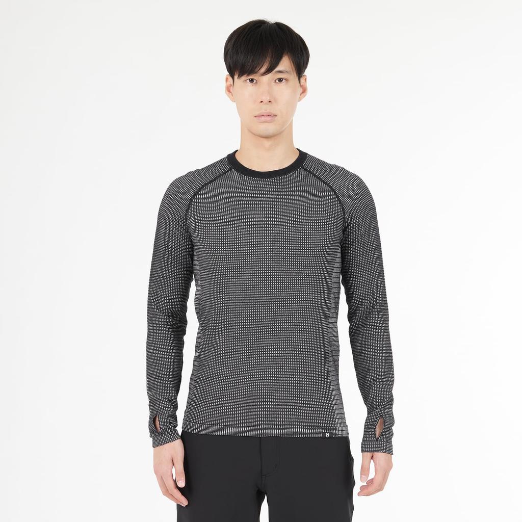 Трикотажный свитер для холодной погоды из вафельной шерсти MIV01905 Heather Grey [Millet] для мужчин (НОВЫЙ ЛОГОТИП) L-XL