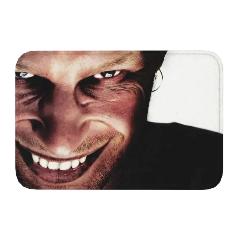 Индивидуальный коврик для двери Aphex Twin, нескользящий, для входа, ванной комнаты, кухни, пола, ковер в гараж, подстилка