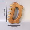 Wooden Handheld Massage Roller - Multi-Point Body Relaxation Tool For Muscles Back  Neck