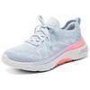 Skechers Go Walk Мягкие Удобные Низкие Повседневные Кроссовки Женские Светло-Серые 125320-GYPK