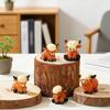 Мини-фигурки highland коров Yousheng, ручная работа, миниатюрные статуэтки коров из смолы, милые скульптуры сельскохозяйственных животных для декора дома, сада, офисного стола, DIY, микро
