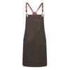Karlowsky Unisex Adult Urban Leather X-Style Bib Apron