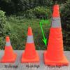 70 см Складной телескопический светоотражающий дорожный конус