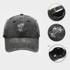 New Retro Washed Embroidered Baseball Hat Personality Versatile Couple Soft Top Curved Brim Shading Cap Women