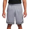 Nike Basketball Shorts With Striped Pattern And Elastic Mid Waist Men Bottoms Gray FN2651-065