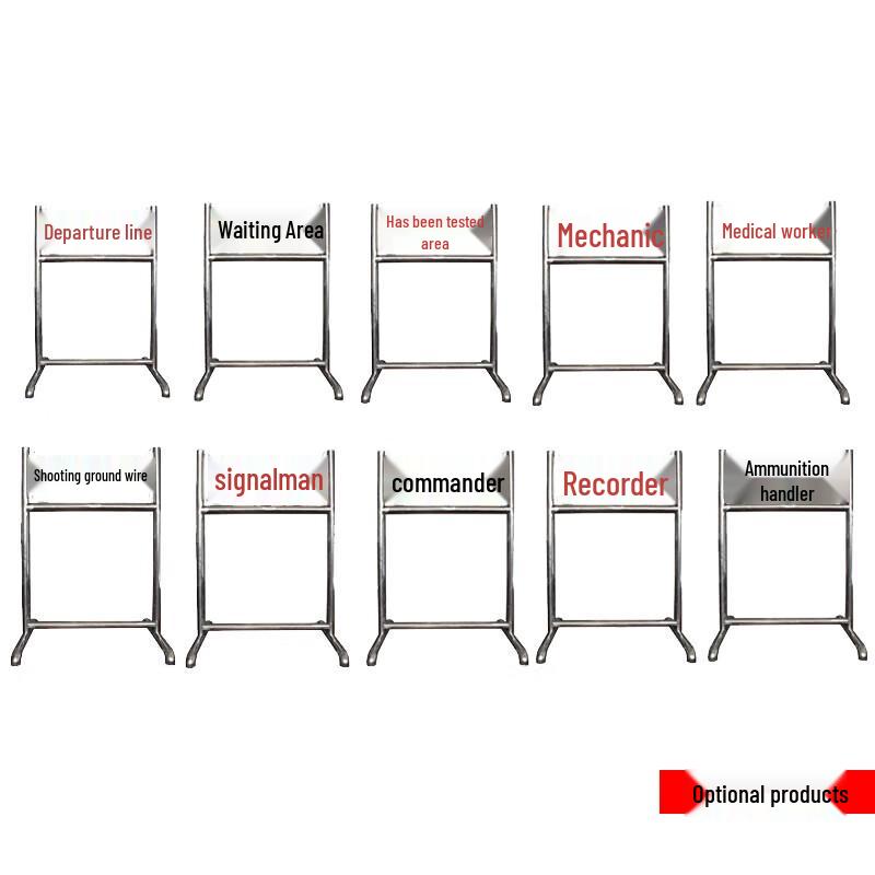 FUTLSLY Stainless Steel Field & Target Range Marking Signs