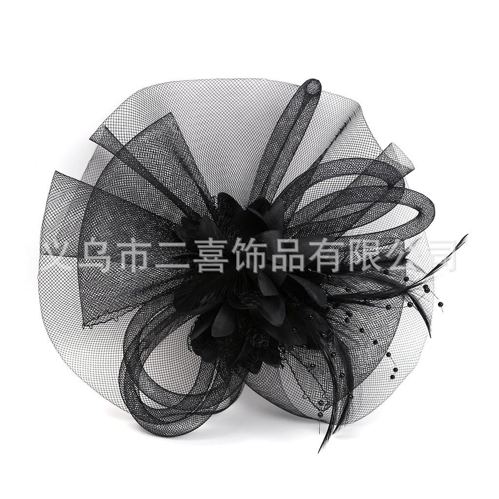 New fashion boutique party top hat, party banquet ball hairpin top hat, boutique headgear