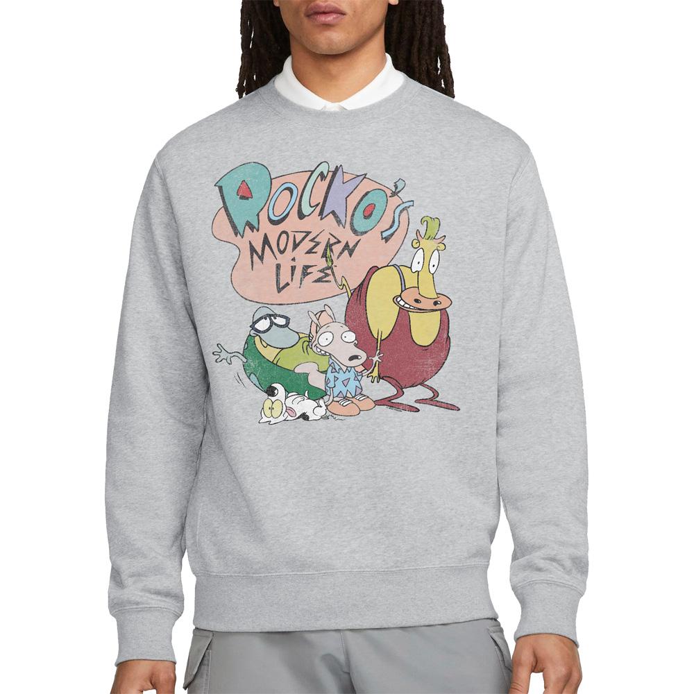 RockoÂ´s Modern Life Unisex Adult Logo Group Sweatshirt