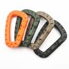 4Pcs Tactical Carabiner Clip Set Outdoor Steel Hook Camping Lock Daily Key Chain Keychain Buckle Backpack Bag Karabiners