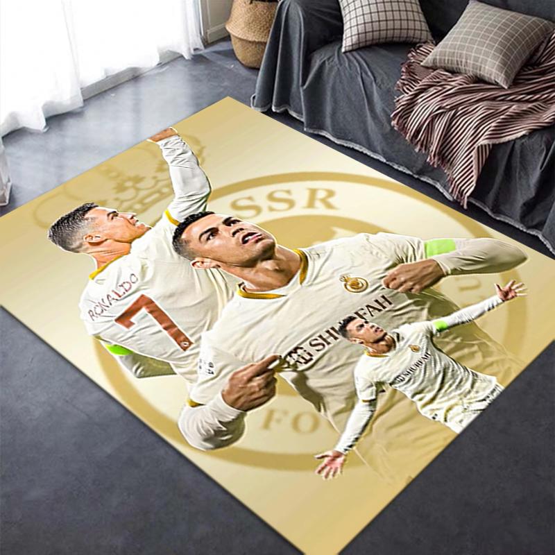 Новый ковер C Ronaldo 2025 для гостиной, спальни, дома, украшение дивана, детский игровой нескользящий коврик25