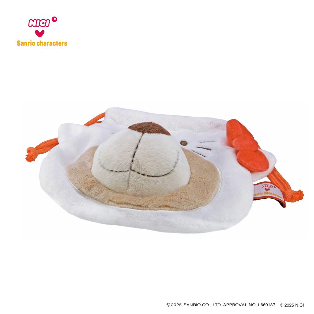 NICI x Sanrio Персонажи Фигурка Сумка-косметичка Медвежонок Любовь Коричневый x Хелло Китти