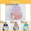 Backpack Blocked Color Kindergarten Backpack Casual Kids Lightweight Schoolbag