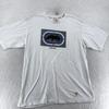 Мужская футболка Ecko Unltd 2XL Белый носорог Графика Хип-хоп Уличная одежда Классическая футболка
