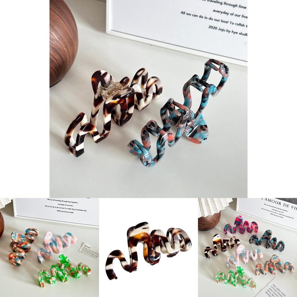 Premium 4mm Acetate Hair Clip In Sophisticated Colors Ideal For Trendy Chignon Styles