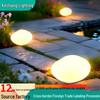 Solar Pebble Lights: Waterproof Outdoor Luminous Stones for Garden and Lawn Landscaping