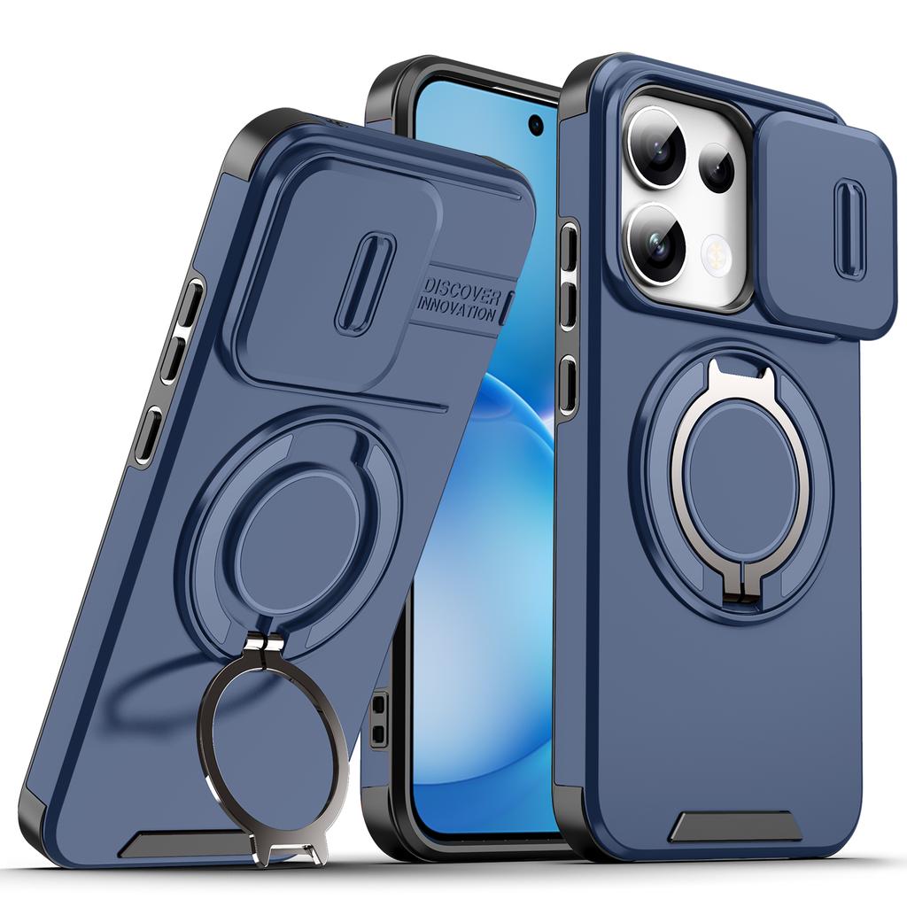 Чехол для Huawei Nova Y74 Чехол-крышка для Huawei Nova Y74 Новый бронированный чехол Слайдер для защиты объектива Магнитное кольцо Держатель Чехол