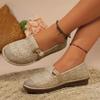 Женская обувь на плоской подошве 2024 года, летние новые модные лоферы, легкие дышащие повседневные кроссовки, популярные дизайнерские туфли на плоской подошве для женщин