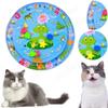 Water Sensor Play Mat with Fish Sensory Water Play Mat Water Sensory Play Mat for Bored Indoor Cats