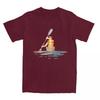 Морской каяк Спорт Каякинг для мужчин и женщин Футболка Sunset Kayaker Merch Хипстерские футболки Футболки Хлопок Идея подарка Одежда