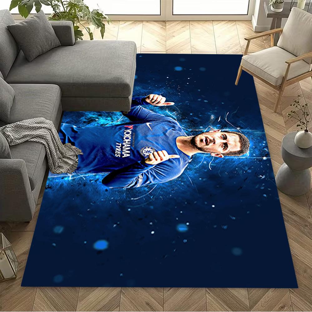 Belgian Football Star Floor Mat Design for Outdoor Living Rooms Hallway Balcony Anti-slip Rug Office home decor Gift for Festivals