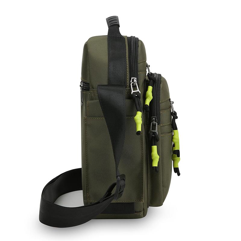 Мужская сумка через плечо из Оксфорда Однолямные сумки Большой объем Хранение Модная Много карманов Для деловых поездок Сумки через плечо Ежедневная сумка