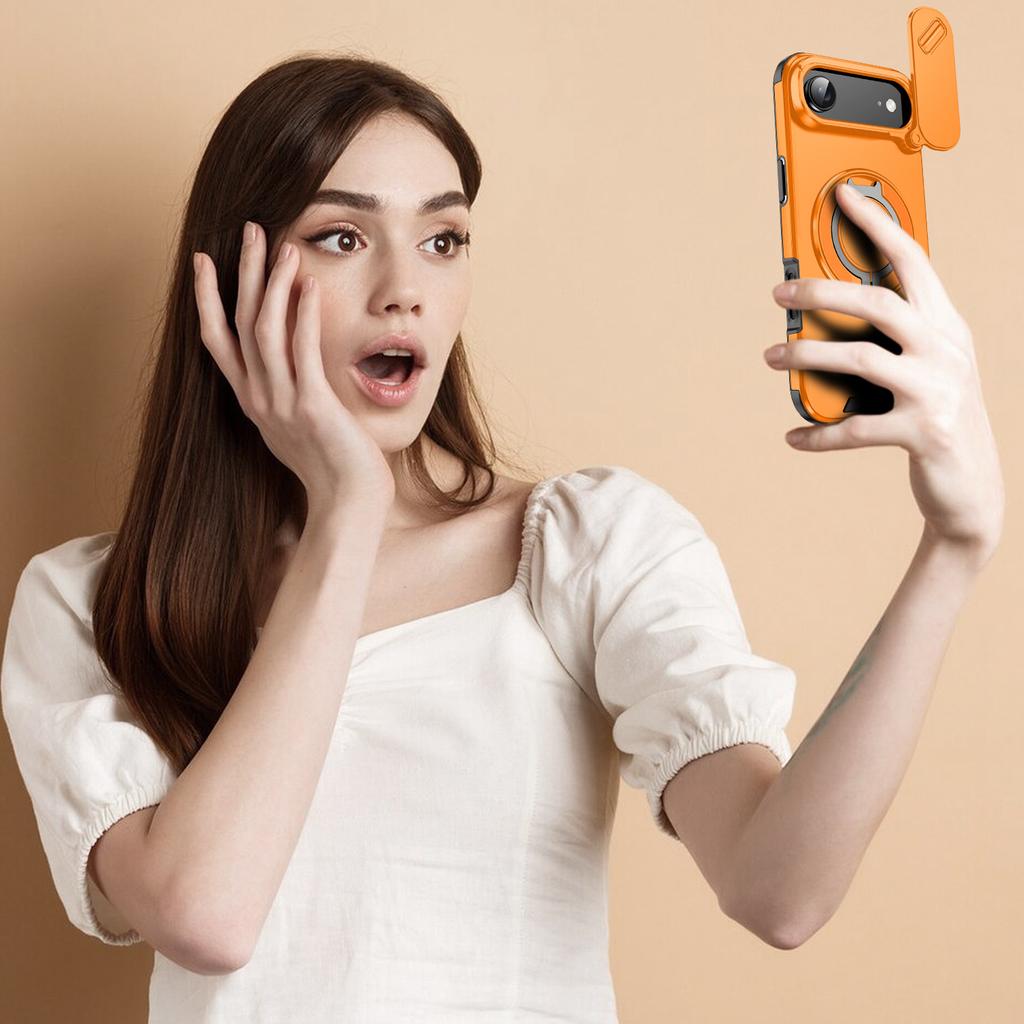 Двухслойный сверхпрочный чехол с магнитным кольцом для Iphone Air 17 Pro Max Iphone17 Iphone16 16 15 14 Plus 13 12 Pro Iphone15