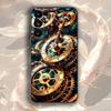 Steampunk Gear Mechanical COOL Phone Case For Samsung Galaxy A73,31,32,72,41,53,52,71,22,5G,Note,J7,8,9 Soft Black Cover