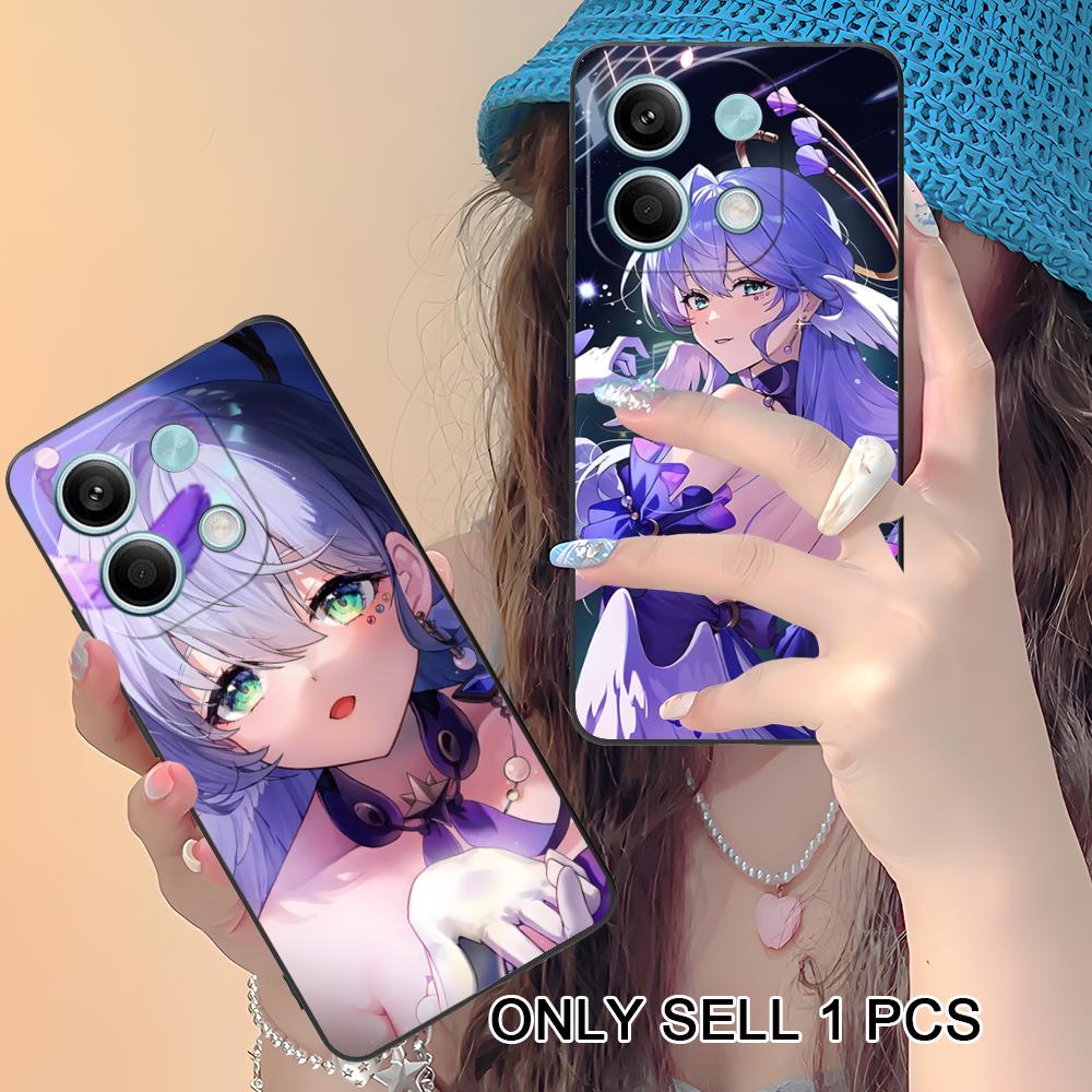 HSR Robin Матовый ТПУ Чехол для Мобильного Телефона для Xiaomi Redmi Note 14 13 12 11 S Pro Plus 4G 5G Цветной Печатный Чехол
