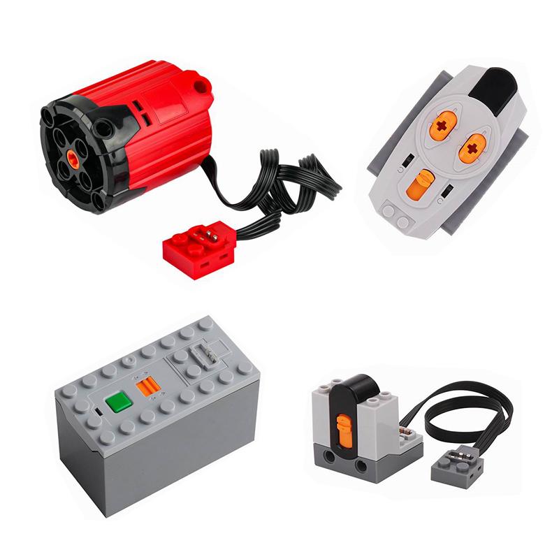 8882 XL Мотор Красный Плюс Строительные Блоки MOC Технологические Детали Power Functions Мотор для logoeds DIY Машина Грузовик Включить Питание
