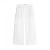Womens/Ladies Linen Wide Leg Trousers