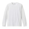 Футболка с длинным рукавом United Athle, размер L, 5,6 унции, резинка 1,6 дюйма, белая, (501101)