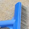 Pool Brush Head Stainless Steel Wire Pool Brush with Curved Ends for Corners Swimming Pool Brushes for Tiles Steps Floors