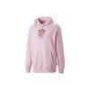 Puma X 8enjamin Collaboration SS23 Pattern Printed Drawstring Hooded Loose Sweatshirt Men Sweatshirt Pink 539822-98